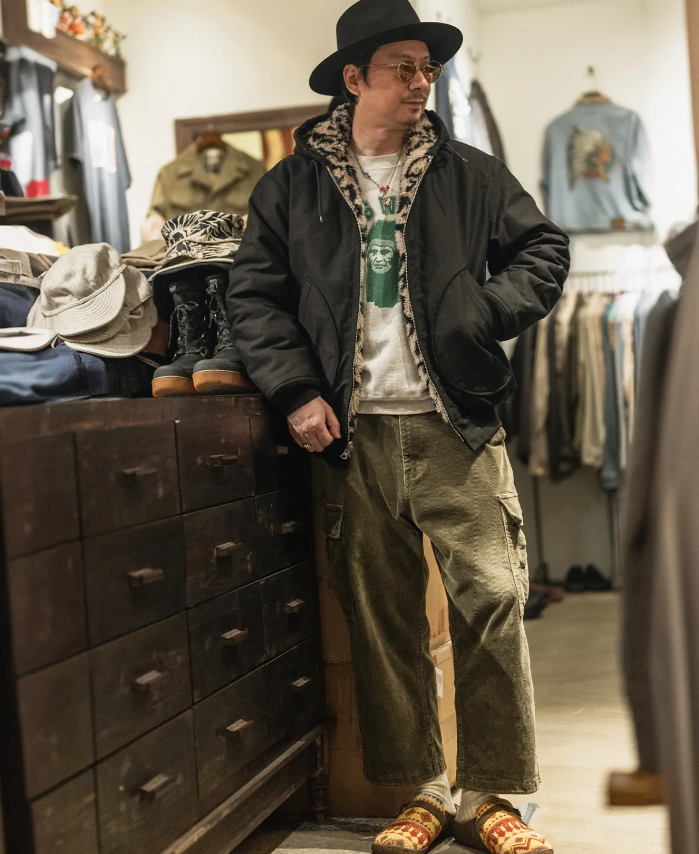 Bronson Mfg Leopard Print Reversible Deck Jacket -> Jackets & Coats