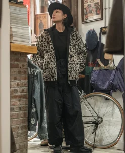 Bronson Mfg Leopard Print Reversible Deck Jacket -><noscript><img width=