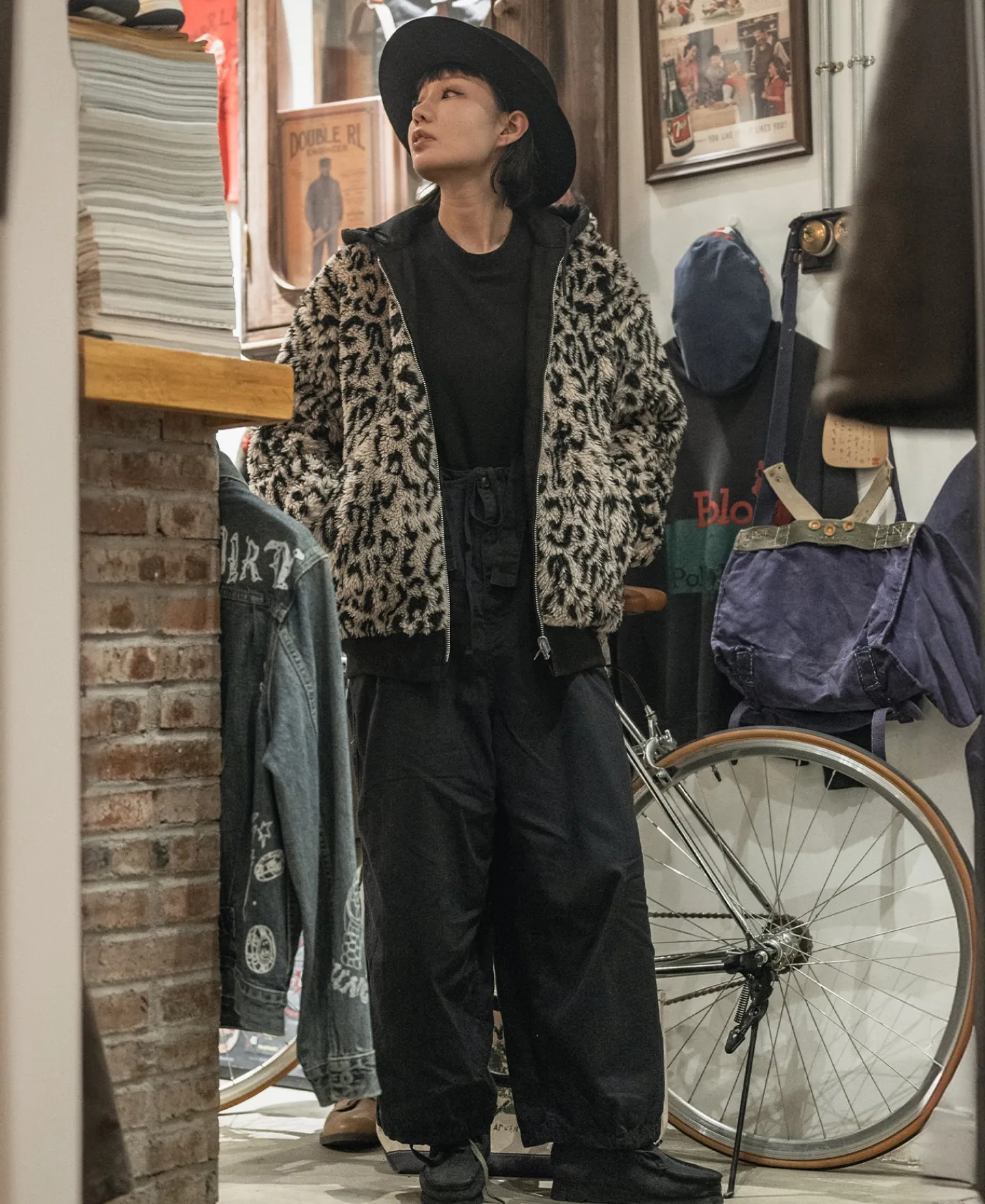 Bronson Mfg Leopard Print Reversible Deck Jacket -> Jackets & Coats