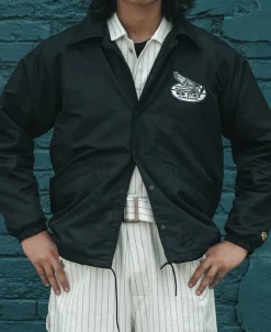 Bronson Mfg Logo-Appliqued Nylon Coach Jacket -><noscript><img width=
