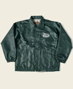 Bronson Mfg Logo-Appliqued Nylon Coach Jacket - Green> Jackets & Coats