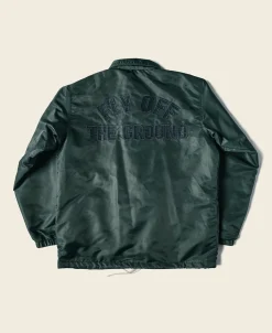 Bronson Mfg Logo-Appliqued Nylon Coach Jacket - Green> Jackets & Coats