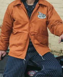 Bronson Mfg Logo-Appliqued Nylon Coach Jacket -><noscript><img width=