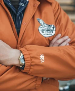 Bronson Mfg Logo-Appliqued Nylon Coach Jacket -><noscript><img width=