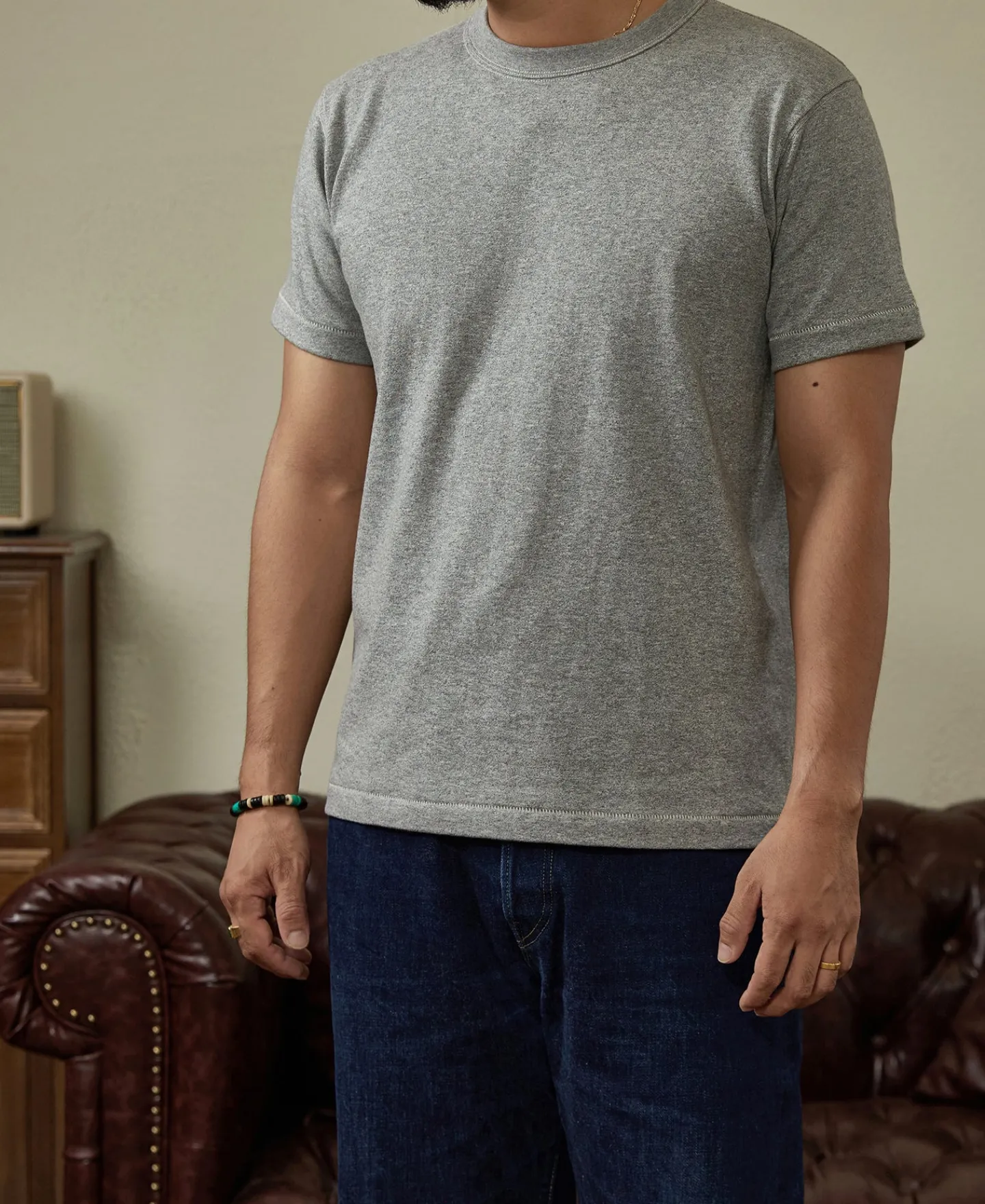 Bronson Mfg Loopwheel Tubular Athletic T-Shirt -> Short Sleeve T-Shirts|Tubular T-Shirt