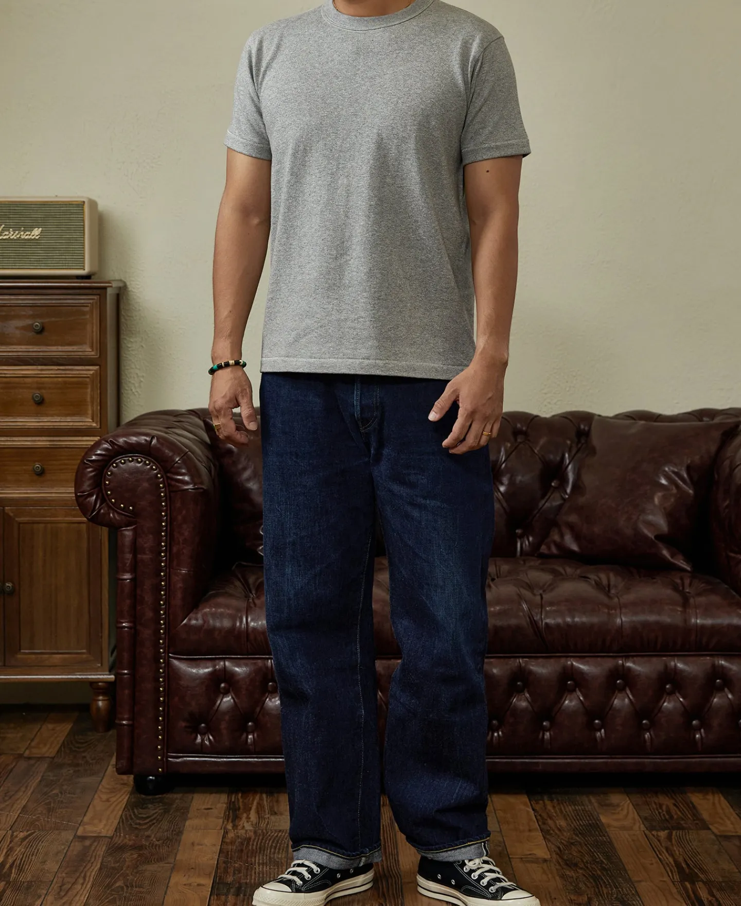Bronson Mfg Loopwheel Tubular Athletic T-Shirt -> Short Sleeve T-Shirts|Tubular T-Shirt