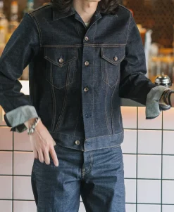 Bronson Mfg Lot 601 1969 Model 3rd Selvedge Denim Jacket><noscript><img width=