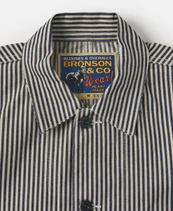 Bronson Mfg Lot 422 Express Stripe Chore Coat><noscript><img width=