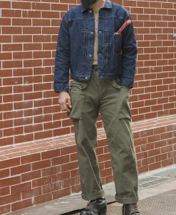 Bronson Mfg Lot 44806XX WWII Type 1 Selvedge Denim Jacket><noscript><img width=