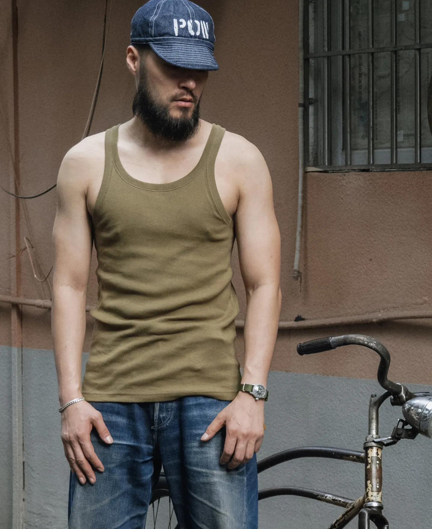 Bronson Mfg Military Cotton Tank Top -> Underwear