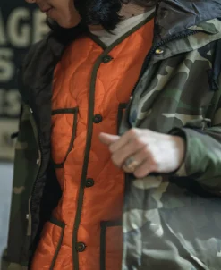 Bronson Mfg Military Style Quilted Padded Ripstop Nylon Jacket -><noscript><img width=