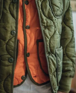 Bronson Mfg Military Style Quilted Padded Ripstop Nylon Jacket -><noscript><img width=