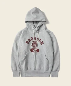 Bronson Mfg Motorcycle Club Logo-Print Reverse Weave Hoodie> Sweatshirts & Hoodies