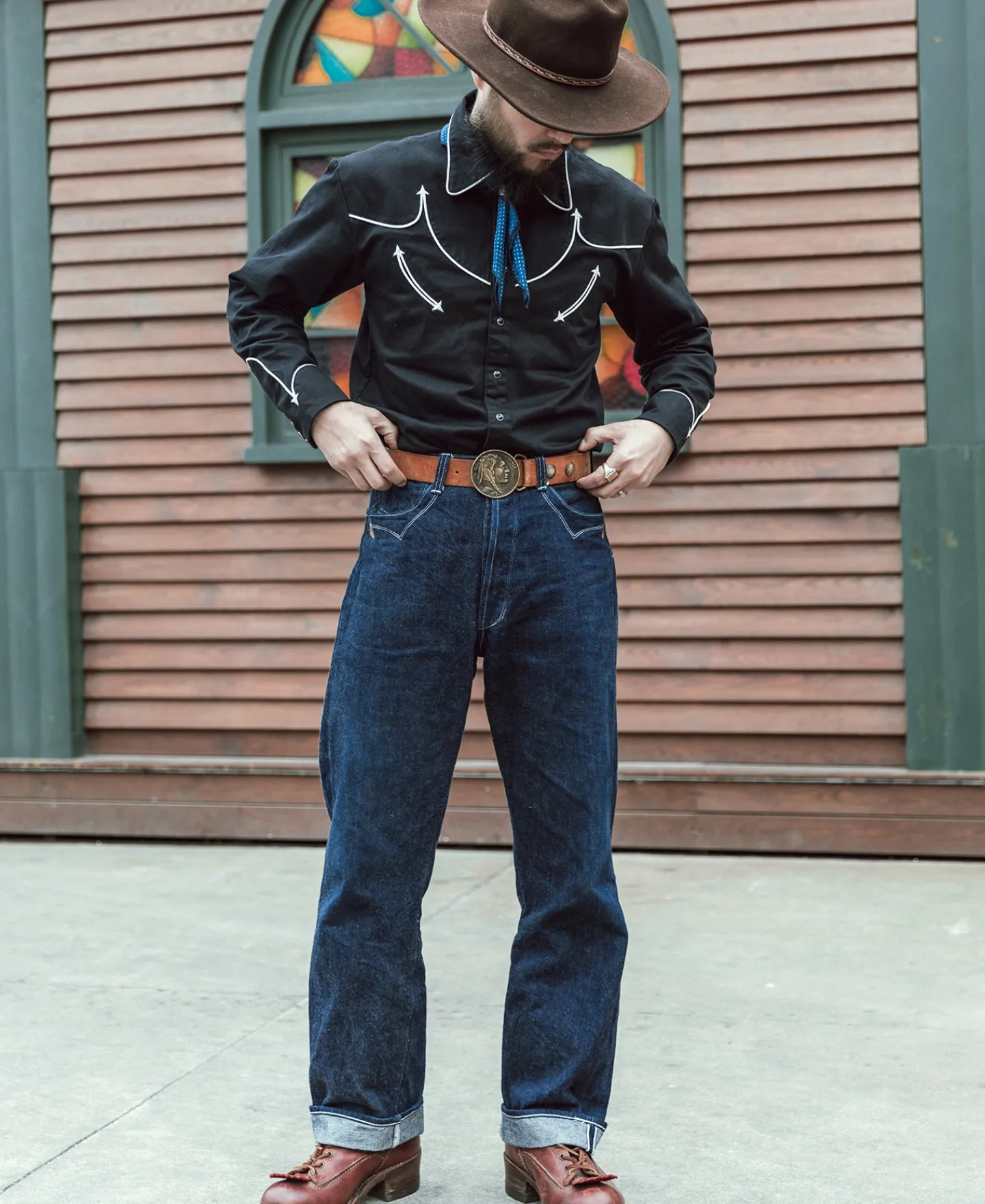 Bronson Mfg Old Time Western Shirt> Long Sleeve Shirts