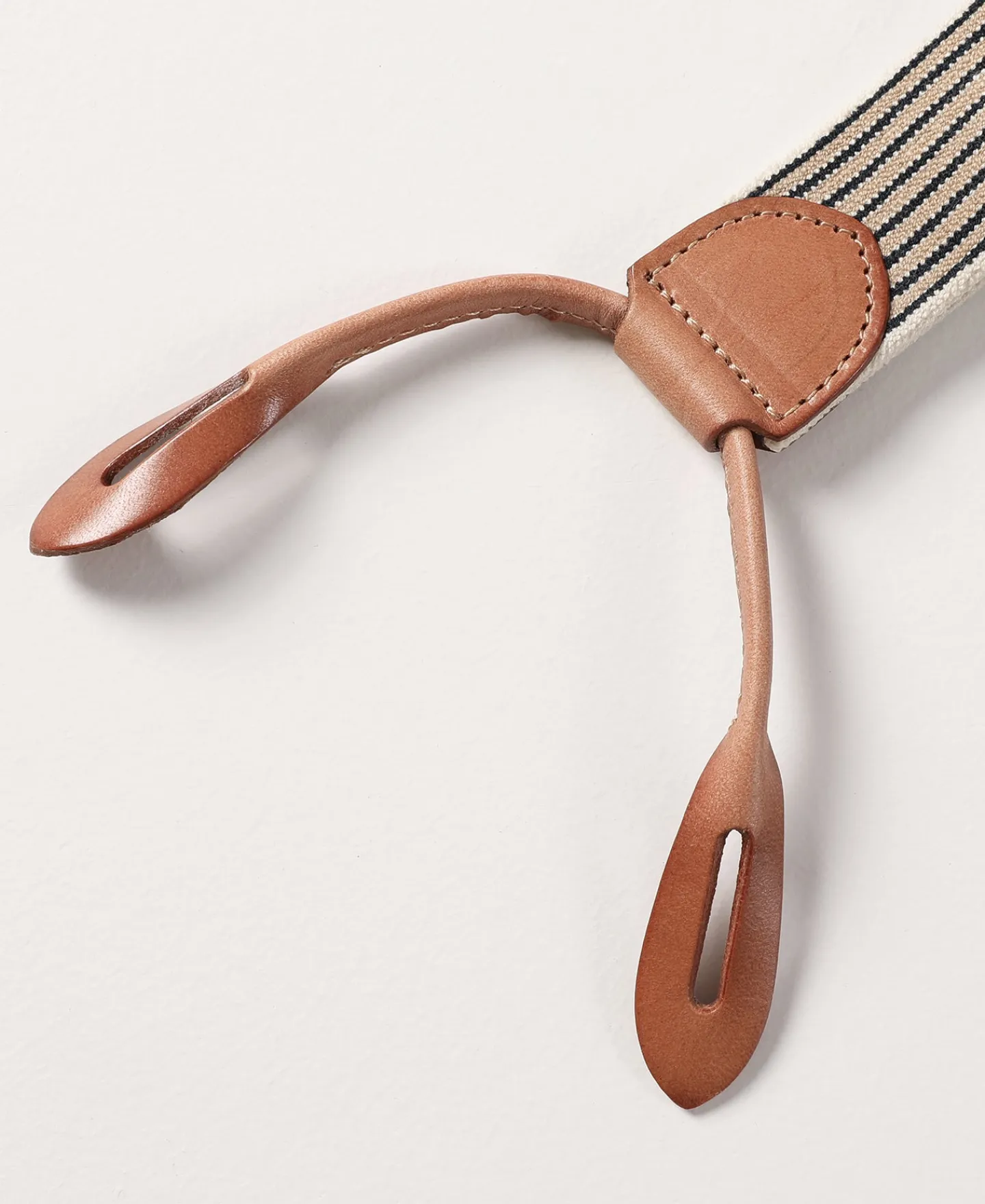 Bronson Mfg Old-Time Y-Back Leather Button Suspenders -> Others