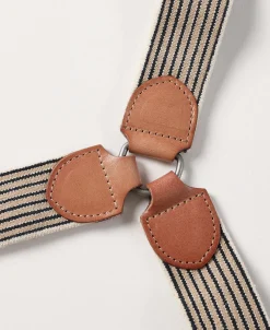 Bronson Mfg Old-Time Y-Back Leather Button Suspenders -><noscript><img width=