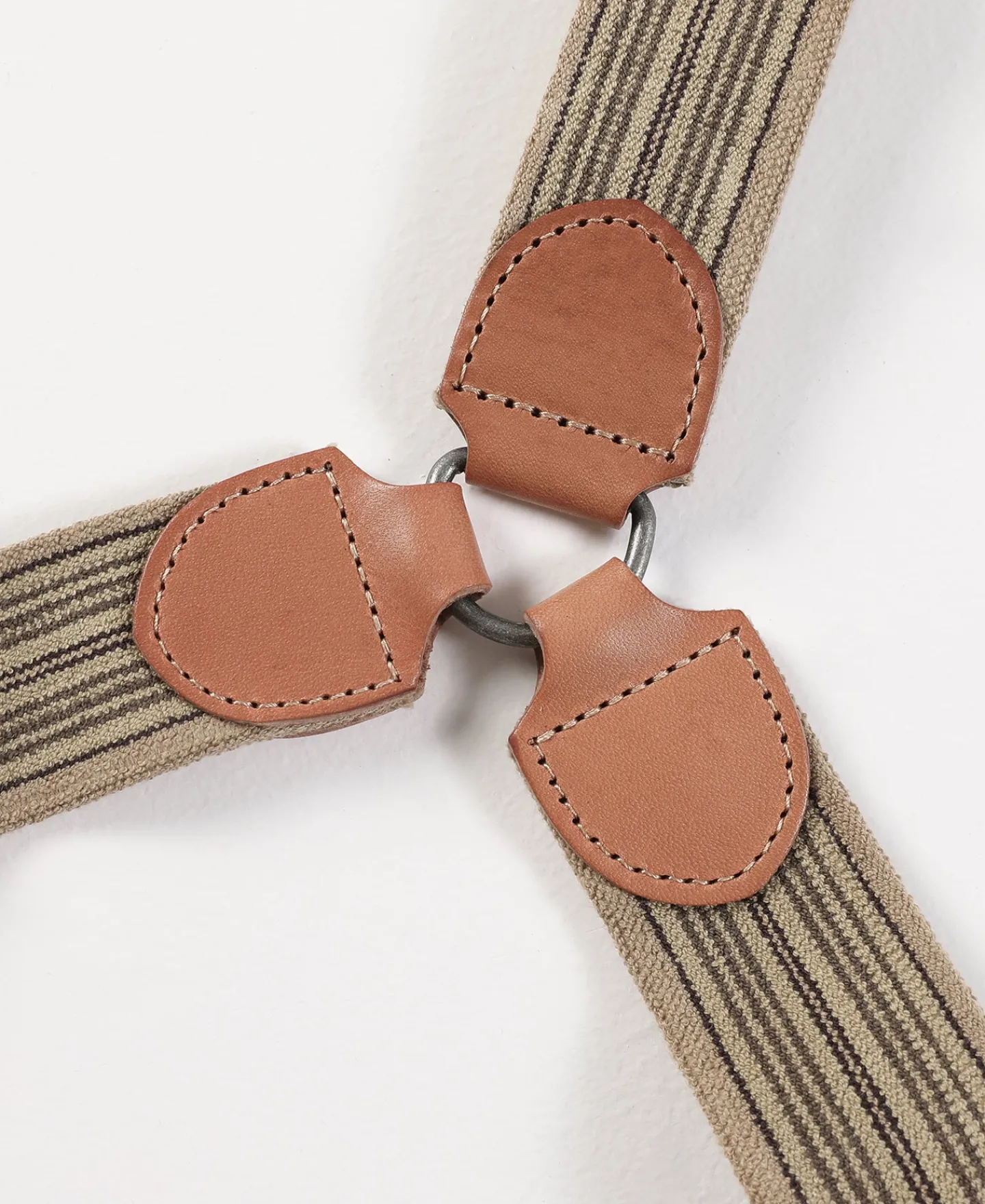 Bronson Mfg Old-Time Y-Back Leather Button Suspenders -> Others