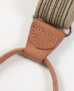 Bronson Mfg Old-Time Y-Back Leather Button Suspenders -><noscript><img width=