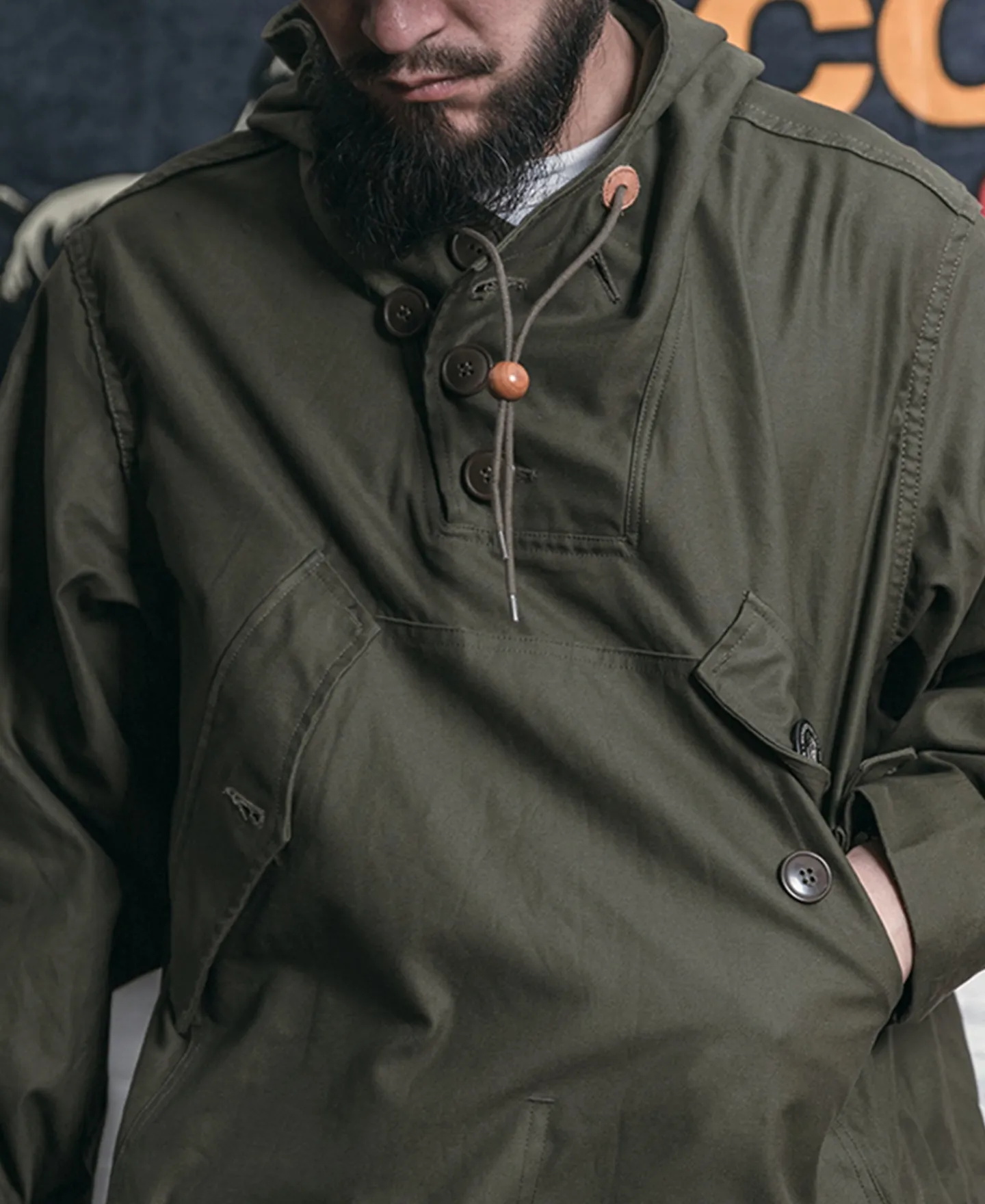 Bronson Mfg Parka, Field, Cotton, O.D.> Jackets & Coats