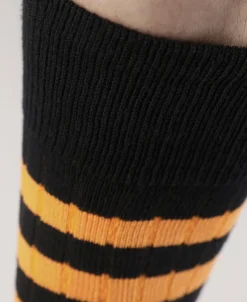 Bronson Mfg Retro Striped Cotton Socks -><noscript><img width=