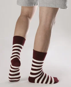 Bronson Mfg Retro Striped Cotton Socks -><noscript><img width=