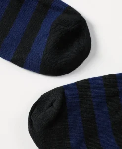 Bronson Mfg Retro Striped Cotton Socks -><noscript><img width=