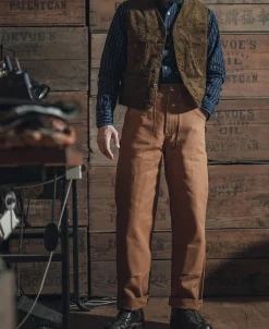 Bronson Mfg 1930s Corduroy Hunting Vest -><noscript><img width=