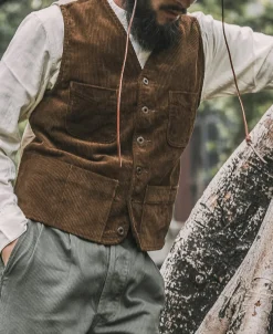 Bronson Mfg 1930s Corduroy Hunting Vest -><noscript><img width=