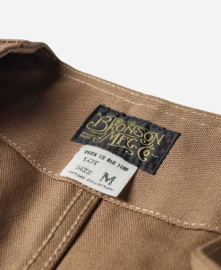 Bronson Mfg 1930s Heavyweight Canvas Game Pocket Hunting Vest -><noscript><img width=