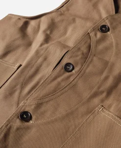 Bronson Mfg 1930s Heavyweight Canvas Game Pocket Hunting Vest -><noscript><img width=