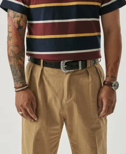 Bronson Mfg 1930s IVY Style Double Pleated Chino Trousers -><noscript><img width=