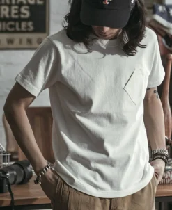 Bronson Mfg 1930s Slanted Pocket Tubular T-Shirt -><noscript><img width=