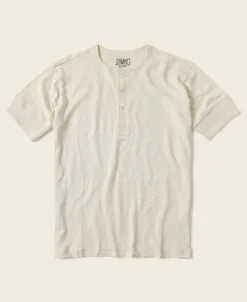Bronson Mfg 1890s Slub Cotton Henley T-Shirt> Short Sleeve T-Shirts|Henleys