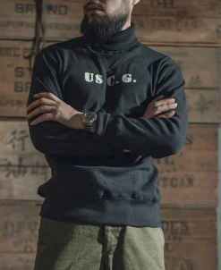 Bronson Mfg 1930s USCG Turtleneck Thermal -><noscript><img width=