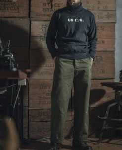 Bronson Mfg 1930s USCG Turtleneck Thermal -><noscript><img width=