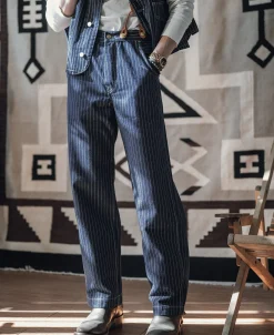 Bronson Mfg 1920s Wabash Railway Work Pants><noscript><img width=