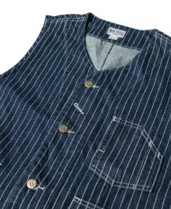 Bronson Mfg 1930s Wabash Railway Work Vest><noscript><img width=