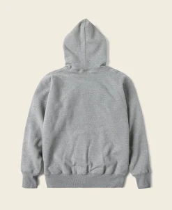 Bronson Mfg 1950s Wind Shield Full-Zip Thermal Hoodie -> Sweatshirts & Hoodies|Jackets & Coats