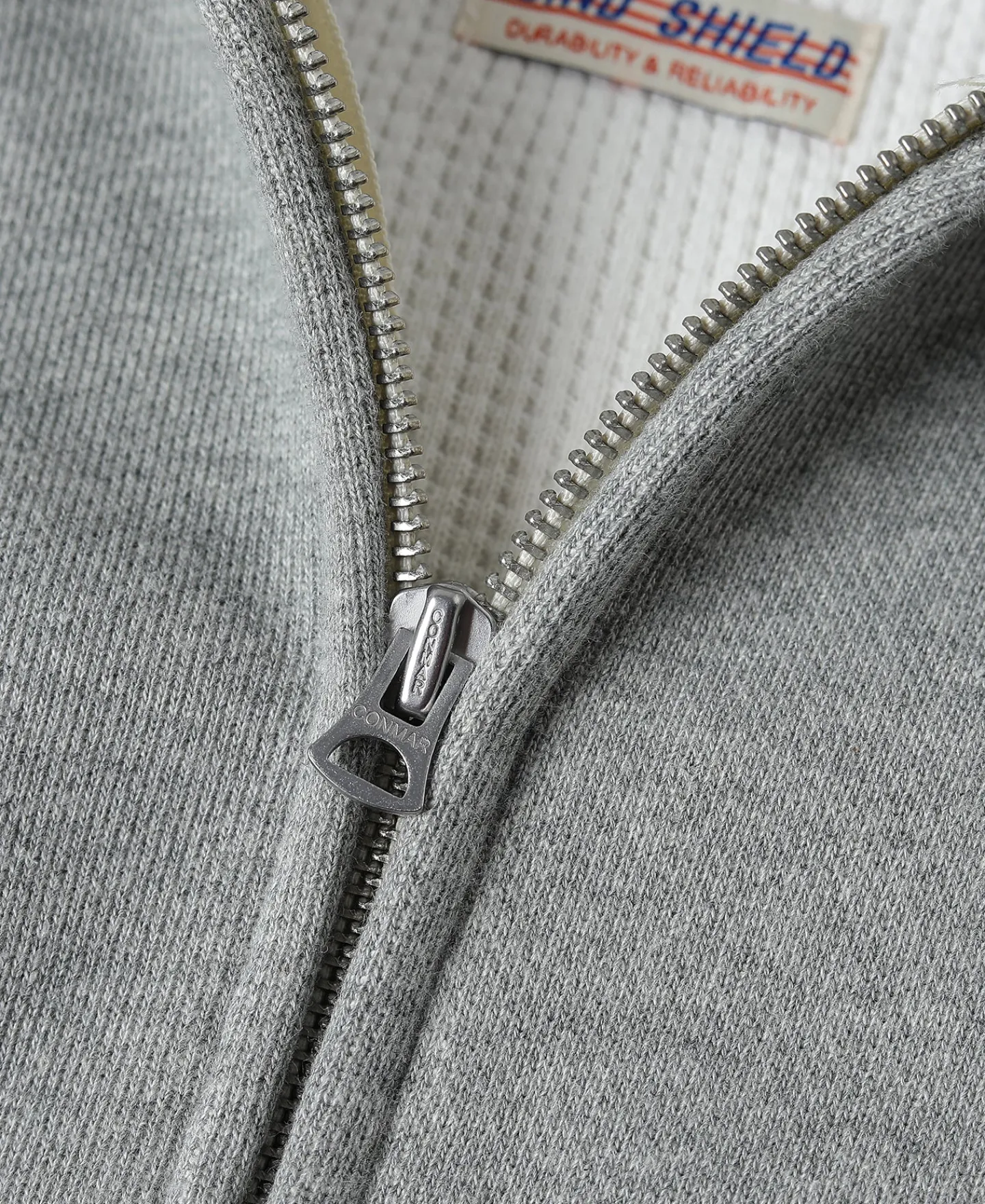 Bronson Mfg 1950s Wind Shield Full-Zip Thermal Hoodie -> Sweatshirts & Hoodies|Jackets & Coats