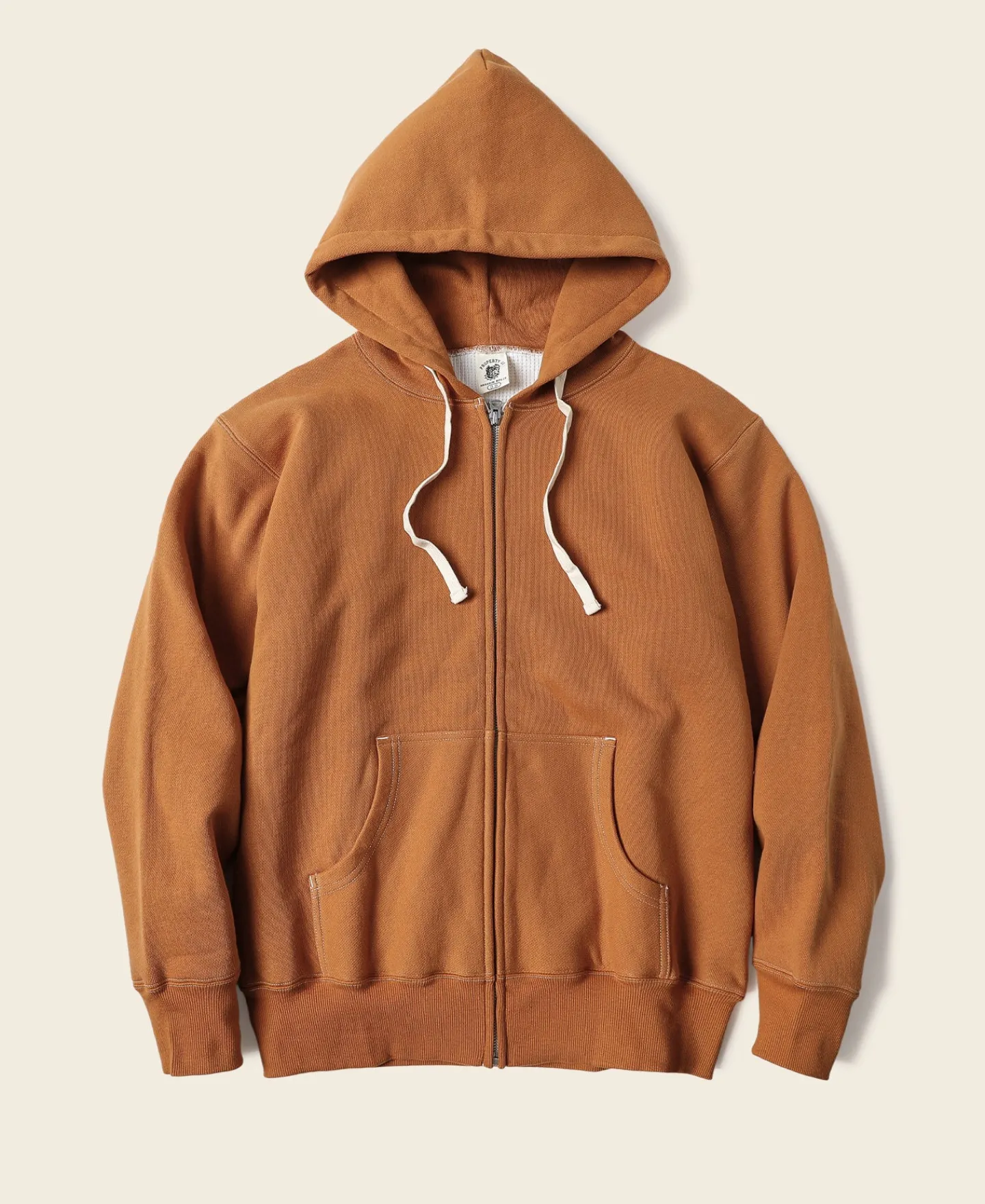 Bronson Mfg 1950s Wind Shield Full-Zip Thermal Hoodie -> Sweatshirts & Hoodies|Jackets & Coats