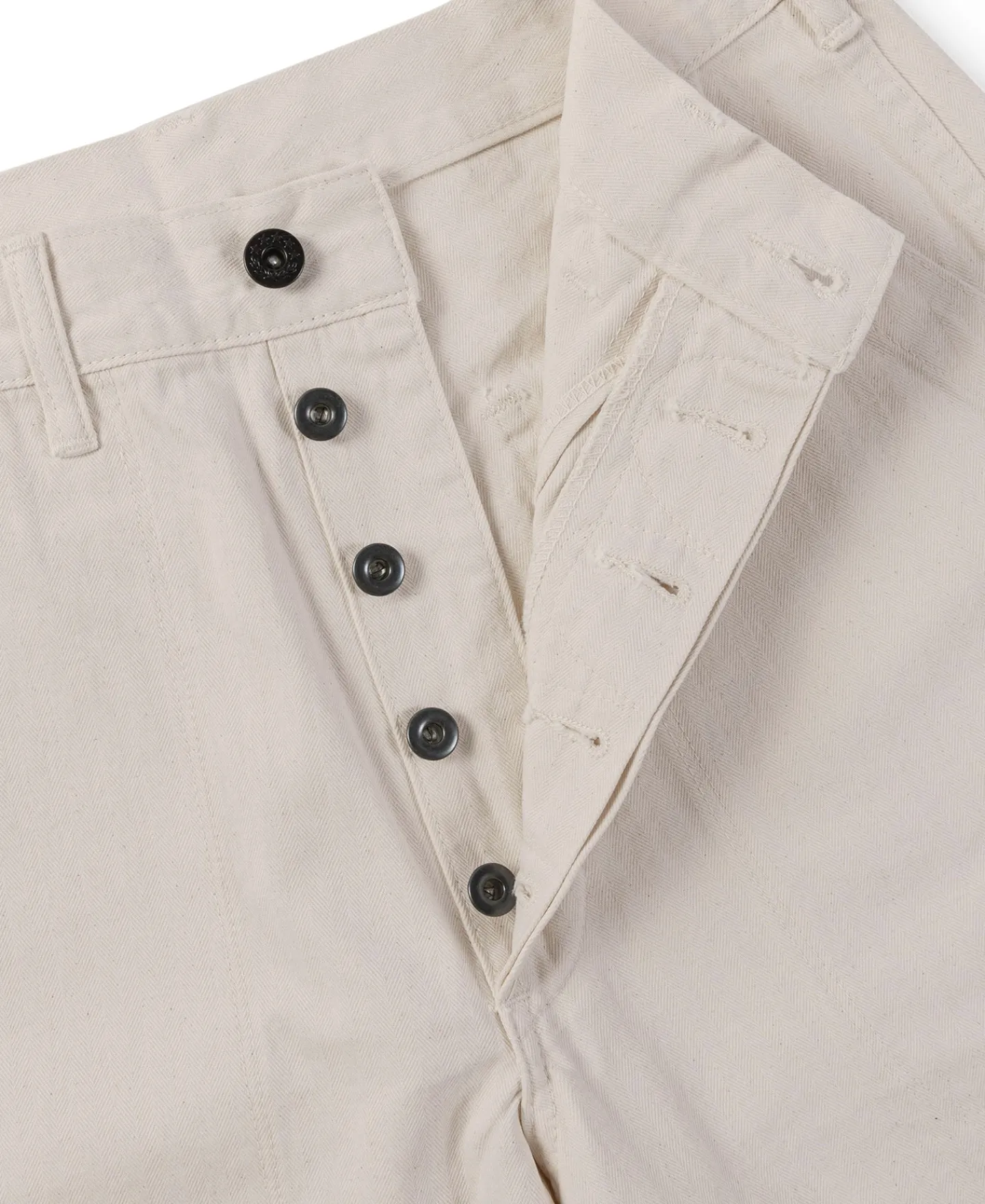Bronson Mfg 1940s WWII USN 12 oz HBT Fatigue Deck Shorts> Shorts