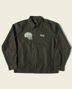 Bronson Mfg Skull Embroidery Vietnam Souvenir Jacket> Jackets & Coats