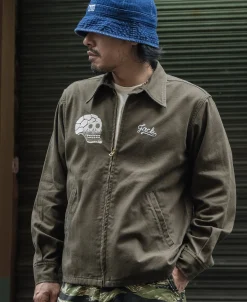 Bronson Mfg Skull Embroidery Vietnam Souvenir Jacket><noscript><img width=