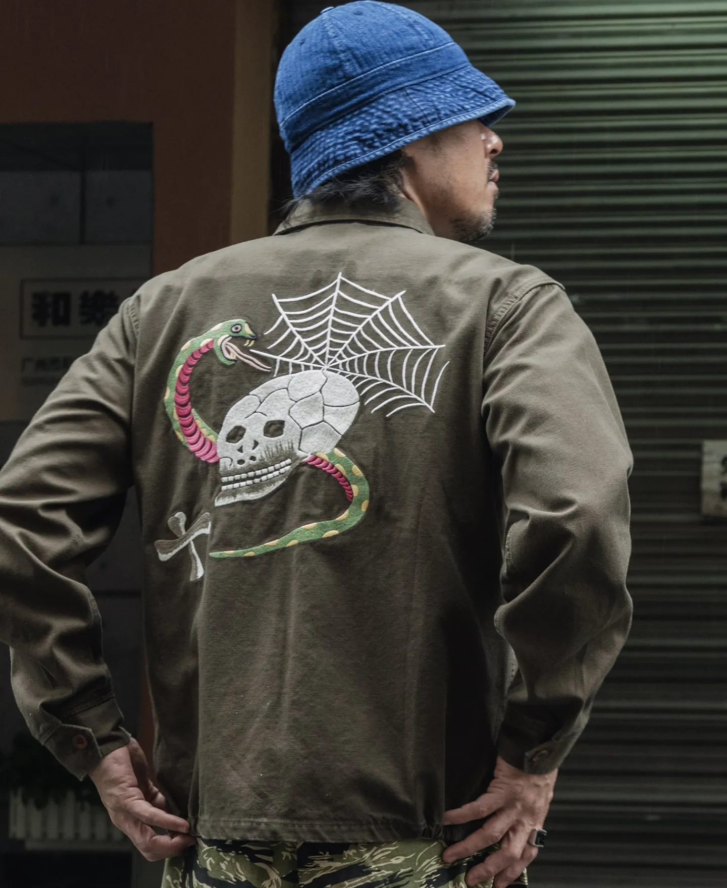 Bronson Mfg Skull Embroidery Vietnam Souvenir Jacket> Jackets & Coats