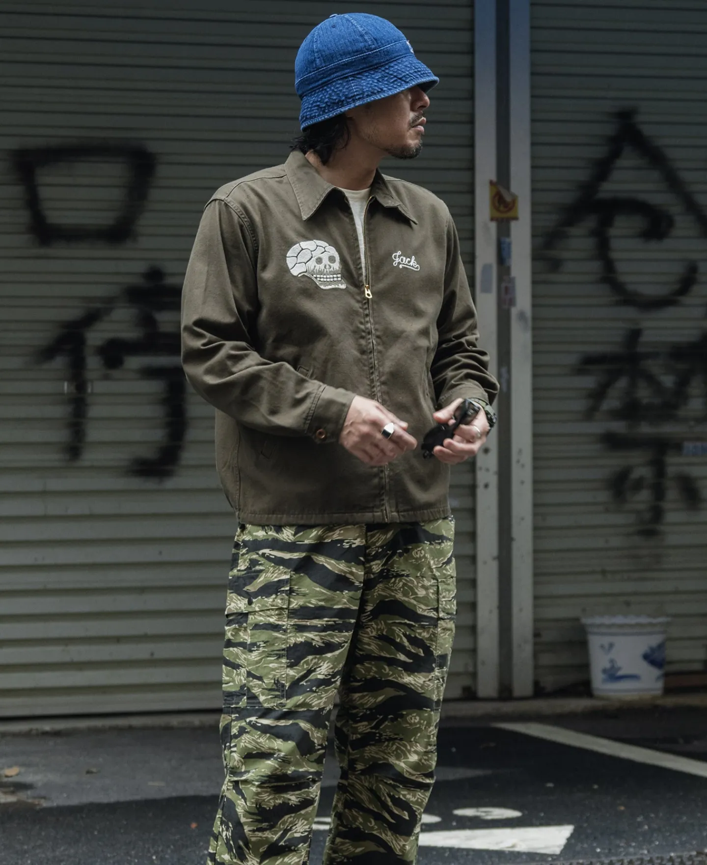 Bronson Mfg Skull Embroidery Vietnam Souvenir Jacket> Jackets & Coats