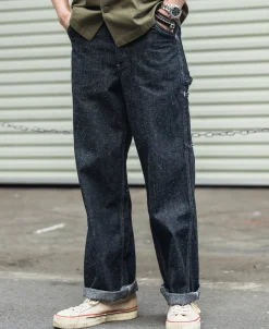 Bronson Mfg Slub Pearl Yarn Denim Carpenter Pants><noscript><img width=