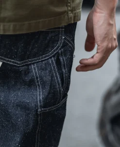 Bronson Mfg Slub Pearl Yarn Denim Carpenter Pants><noscript><img width=