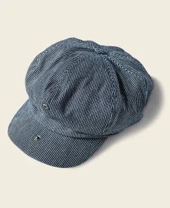 Bronson Mfg Denim Newsboy Cap><noscript><img width=