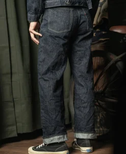 Bronson Mfg S801XX 1943 War Simplified Model Selvedge Denim Jeans><noscript><img data-lazyloaded=