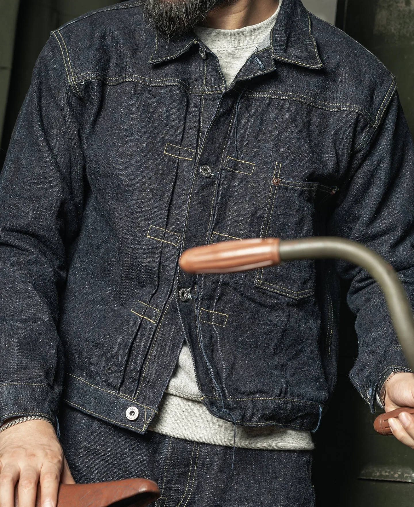 Bronson Mfg S806XX 1943 War Simplified Model 1st Selvedge Denim Jacket> Denim Jackets|Jackets & Coats